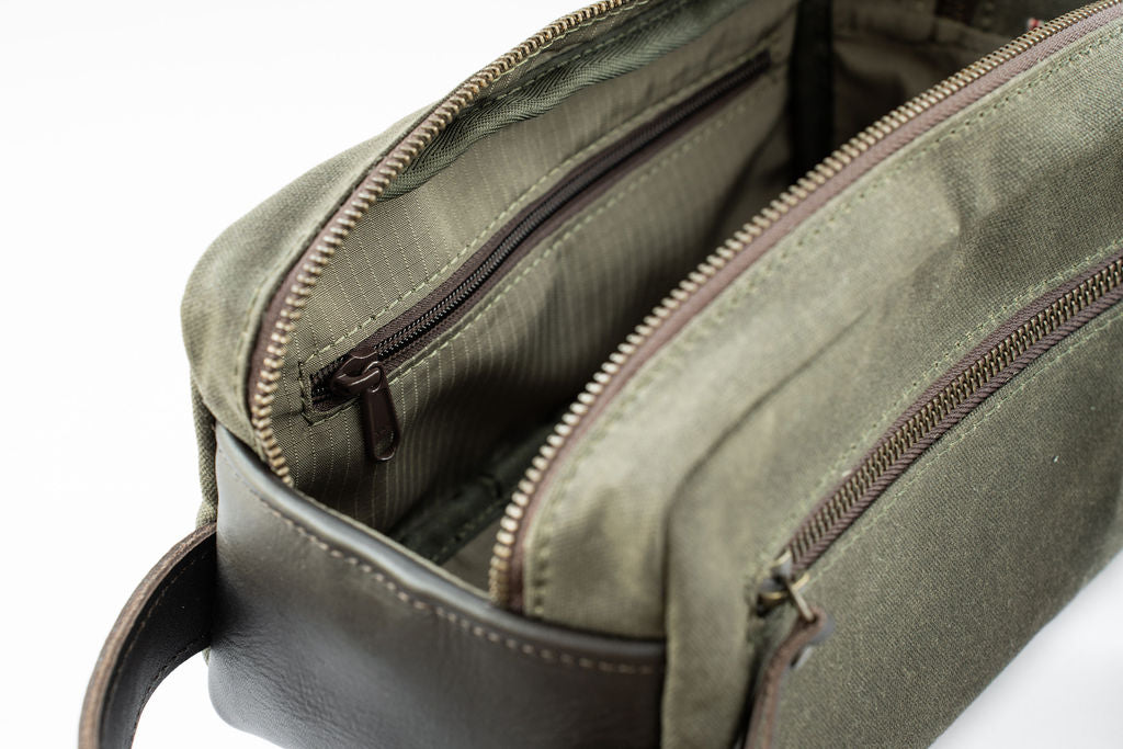 Large Toiletry Bag Olive