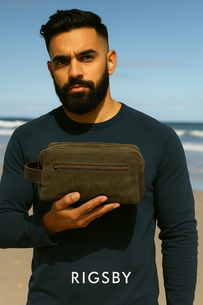 Large Toiletry Bag Olive